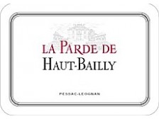 La PARDE de HAUT-BAILLY Second wine from Château Haut-Bailly 2016 bottle 75cl