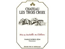 Château Les TROIS CROIX rouge 2021 la bouteille 75cl