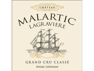 Château MALARTIC-LAGRAVIÈRE Grand cru classé 2016 la bouteille 75cl