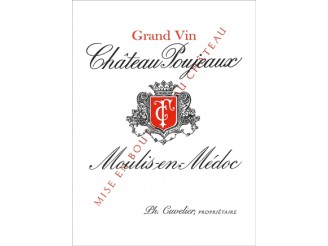Château POUJEAUX rouge 2016 la bouteille 75cl