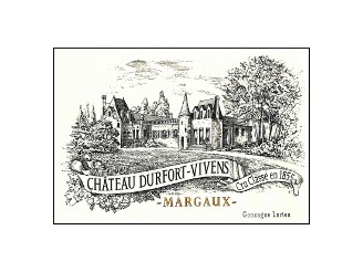 Château DURFORT-VIVENS 2ème Grand cru classé 2016 la bouteille 75cl