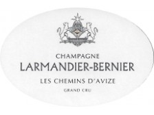 Champagne LARMANDIER-BERNIER Les Chemins d'Avize Grand cru - Blanc de blancs 2016 la bouteille 75cl