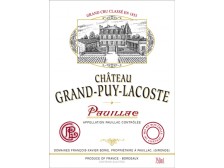 Château GRAND-PUY-LACOSTE 5ème Grand cru classé 2021 la bouteille 75cl