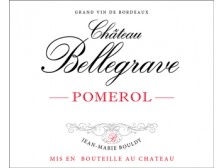Château BELLEGRAVE rouge 2021 la bouteille 75cl