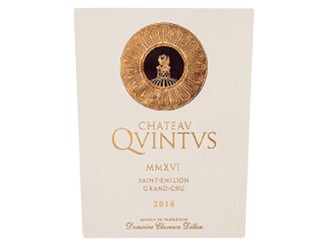Château QUINTUS Grand cru 2016 la bouteille 75cl