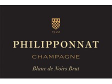 Champagne PHILIPPONNAT Brut - Blanc de noirs 2016 la bouteille 75cl