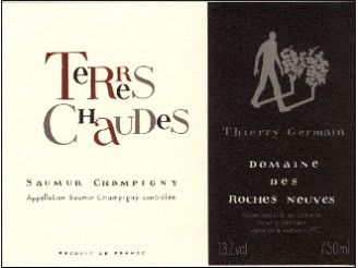 Domaine des ROCHES NEUVES Saumur-Champigny Terres Chaudes rouge 2017 la bouteille 75cl