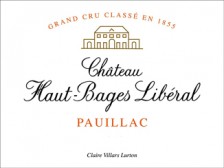 Château HAUT-BAGES LIBÉRAL 5ème Grand cru classé 2020 la bouteille 75cl