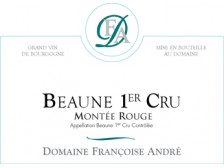 Domaine Françoise ANDRÉ Beaune Montée Rouge Village rouge 2022 la bouteille 75cl