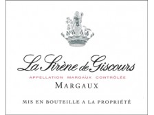 La SIRÈNE de GISCOURS Second vin du Château Giscours 2015 la bouteille 75cl