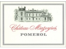 Château MAZEYRES rouge 2021 la bouteille 75cl