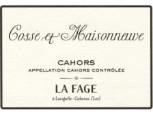 Domaine COSSE MAISONNEUVE La Fage 2021 la bouteille 75cl