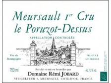 Domaine Rémi JOBARD Meursault Le Poruzot-Dessus 1er cru blanc 2021 la bouteille 75cl