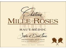 Château MILLE ROSES Haut-Médoc 2020 la bouteille 75cl