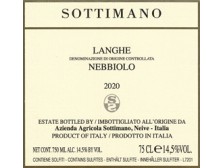 SOTTIMANO Langhe Nebbiolo 2021 bottle 75cl