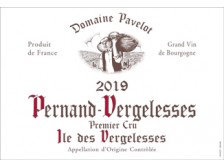 Domaine Luc et Lise PAVELOT Pernand-Vergelesses Île des Vergelesses 1er cru rouge 2022 la bouteille 75cl