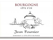 Domaine Jean FOURNIER Bourgogne Côte d'Or Pinot Noir rouge 2021 la bouteille 75cl