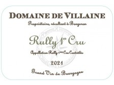 Domaine de VILLAINE Rully 1er Cru blanc 2021 la bouteille 75cl