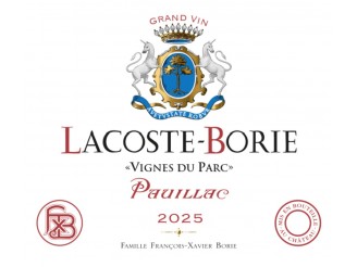 LACOSTE BORIE Nouvelle étiquette en Primeurs 2025