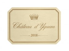 Château d'YQUEM 1er Grand cru classé 2018 la caisse bois de 1 bouteille 75cl