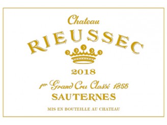Château RIEUSSEC 1er Grand cru classé 2018 la demi-bouteille 37.5cl