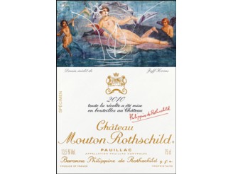 Château MOUTON-ROTHSCHILD 1er Grand cru classé 2010 la bouteille 75cl