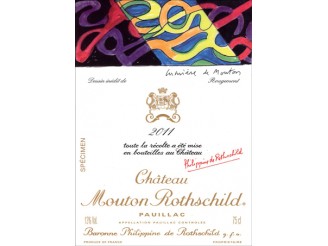 Château MOUTON-ROTHSCHILD 1er grand cru classé 2011 bottle 75cl