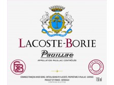 LACOSTE BORIE Second vin du Château Grand-Puy-Lacoste Primeurs 2022