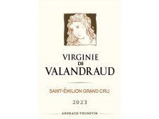 VIRGINIE de VALANDRAUD ROUGE Second vin du Château Valandraud Primeurs 2023