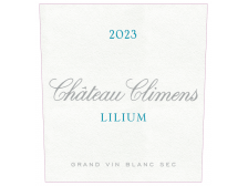 LILIUM Vin blanc sec du Château Climens Primeurs 2023