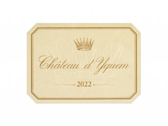 Château d'YQUEM 1er grand cru classé 2022 la caisse bois de 1 bouteille 75cl