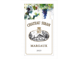 Château SIRAN rouge 2021 la bouteille 75cl