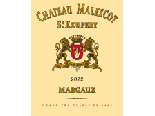 Château MALESCOT SAINT-EXUPÉRY 3ème grand cru classé 2022 la caisse bois de 6 bouteilles 75cl