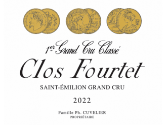 Clos FOURTET 1er grand cru classé 2022 la caisse bois de 6 bouteilles 75cl