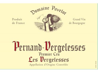 Domaine Luc et Lise PAVELOT Pernand-Vergelesses Les Vergelesses 1er cru rouge 2022 la bouteille 75cl