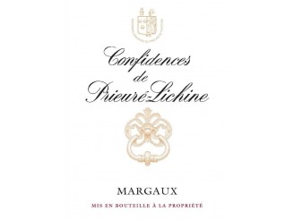 CONFIDENCES DE PRIEURÉ-LICHINE Second vin du Château Prieuré-Lichine 2022 la bouteille 75cl