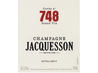 Champagne JACQUESSON Extra-Brut Cuvée n°748 ---- magnum 150cl
