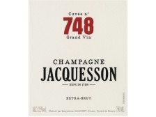Champagne JACQUESSON Extra-Brut Cuvée n°748 ---- bottle 75cl