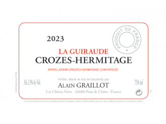 Domaine Alain GRAILLOT Crozes-Hermitage La Guiraude 2023 bottle 75cl