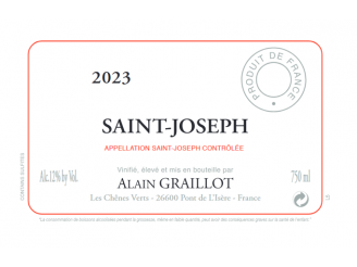 Domaine Alain GRAILLOT Saint-Joseph red 2023 bottle 75cl