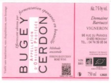 Domaine BARTUCCI Bugey Cerdon Méthode Ancestrale ---- bottle 75cl