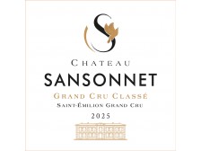 Château SANSONNET Grand cru classé 2025 Futures