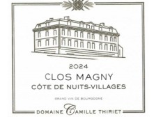 Domaine Camille THIRIET Clos Magny 2024 la bouteille 75cl