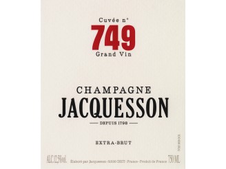 Champagne JACQUESSON Extra-Brut Cuvée n°749 ---- bottle 75cl