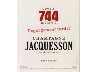 Champagne JACQUESSON Extra-Brut Cuvée n°744 DT ---- la bouteille 75cl