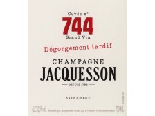 Champagne JACQUESSON Extra-Brut Cuvée n°744 DT ---- la bouteille 75cl