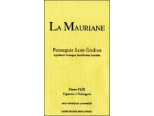 La MAURIANE rouge 2016 la bouteille 75cl