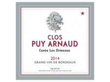 Clos PUY ARNAUD "Les Ormeaux" 2015 la bouteille 75cl
