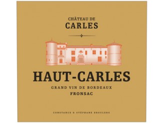 HAUT-CARLES rouge 2018 la bouteille 75cl