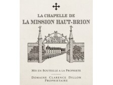 La CHAPELLE de la MISSION HAUT-BRION Second vin rouge du Château La Mission Haut-Brion Primeurs 2023